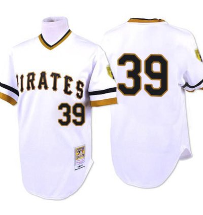 Pittsburgh Pirates Dave Parker White 1971 Throwback Pullover Jersey