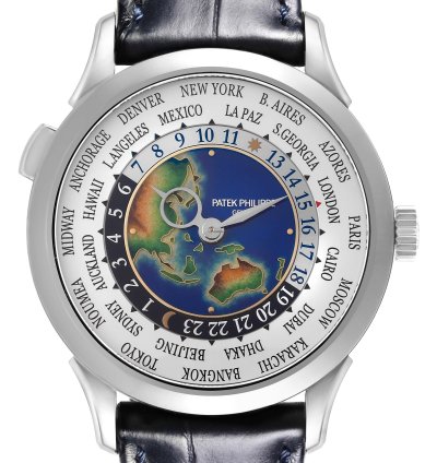 Patek Philippe World Time Complications White Gold Mens Watch 5231g Box Papers