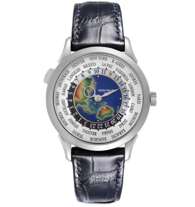 Patek Philippe World Time Complications White Gold Mens Watch 5231g Box Papers