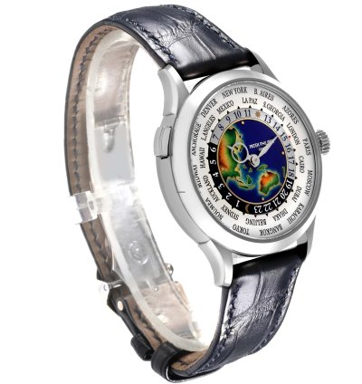 Patek Philippe World Time Complications White Gold Mens Watch 5231g Box Papers