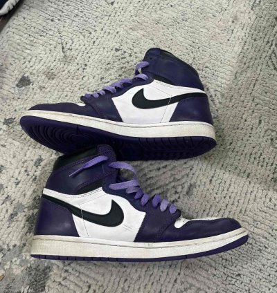Jordan 1 Court Purple