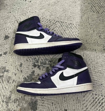 Jordan 1 Court Purple