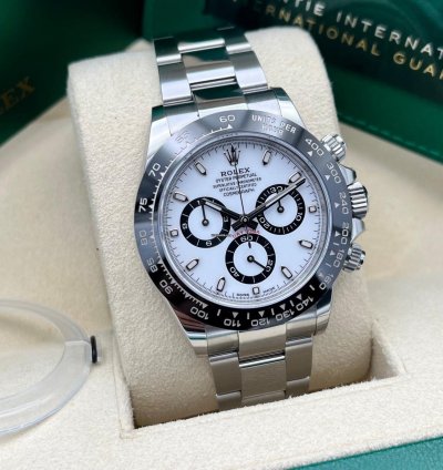 Rolex Daytona White Dial Full Stickers New 2022