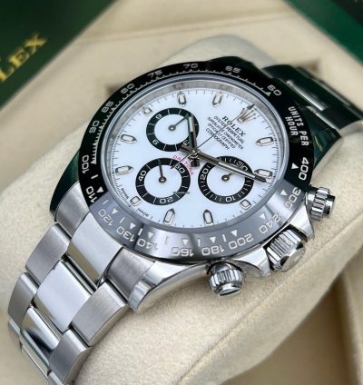 Rolex Daytona White Dial Full Stickers New 2022