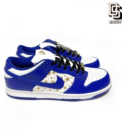 Supreme Nike Sb Dunk Low Pro Og Qs Royal Blue Stars 2021