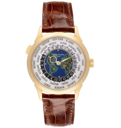 Patek Philippe World Time Complications White Gold Mens Watch 5231j Box Papers