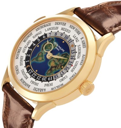 Patek Philippe World Time Complications White Gold Mens Watch 5231j Box Papers