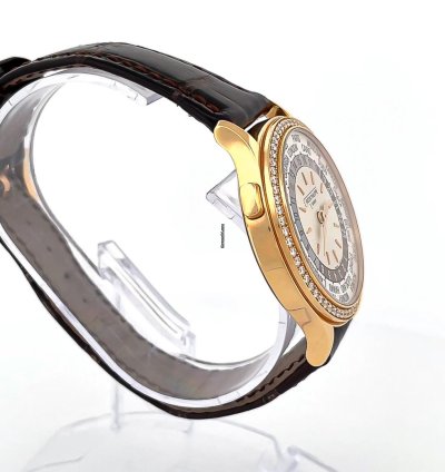 Patek Philippe World Time Complications World Time 36mm Box Papers Pink Gold With Diamond