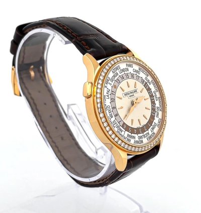 Patek Philippe World Time Complications World Time 36mm Box Papers Pink Gold With Diamond