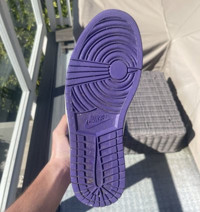 Jordan 1 Court Purple