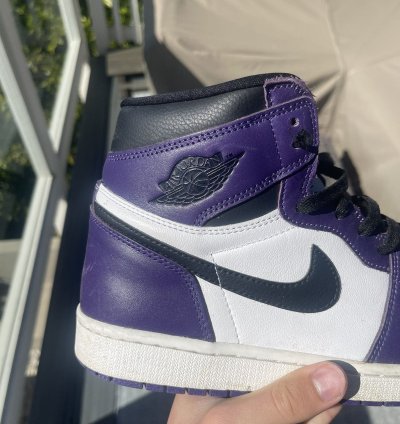 Jordan 1 Court Purple