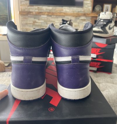 Jordan 1 Court Purple