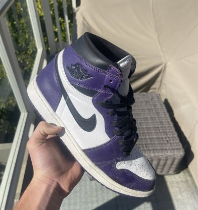 Jordan 1 Court Purple