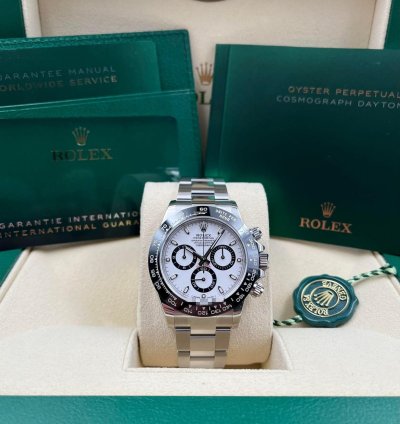 Rolex Daytona White Dial Stainless Steel Bracelet 116500ln Unworn 2022