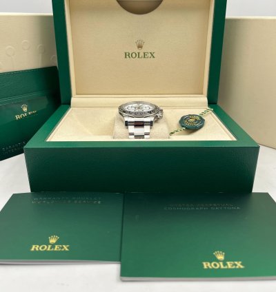 Rolex Daytona White Dial Stainless Steel Bracelet 126500ln Unworn 2025