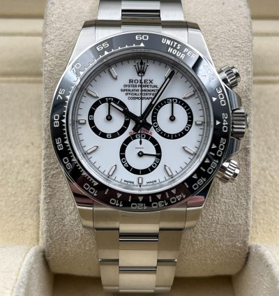 Rolex Daytona White Dial Stainless Steel Bracelet 126500ln Unworn 2025