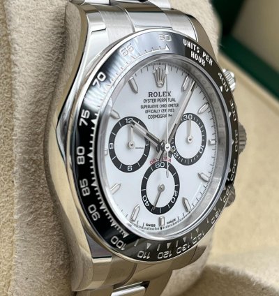 Rolex Daytona White Dial Stainless Steel Bracelet 126500ln Unworn 2025
