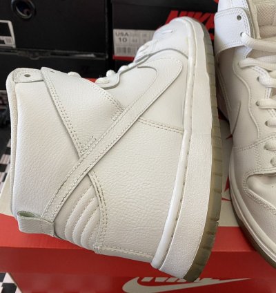 Used Nike Sb Dunk High Pro White Ice 2015 Size 10