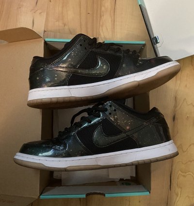 Used Nike Sb Dunk Low Trd Qs Galaxy 420 Intergalactic 2017