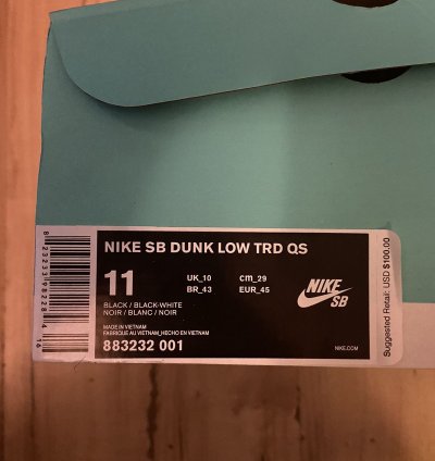 Used Nike Sb Dunk Low Trd Qs Galaxy 420 Intergalactic 2017