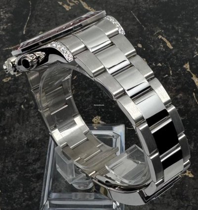Rolex Daytona White Gold - 116509 - Red Sapphire - 126599tru - Custom Bezel