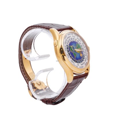Patek Philippe World Time Enamel Dial Rare Yellow Gold 5131j