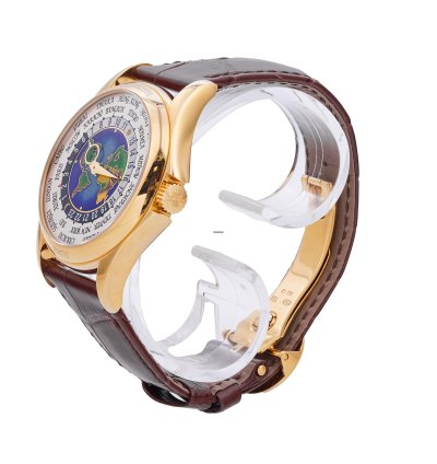 Patek Philippe World Time Enamel Dial Rare Yellow Gold 5131j