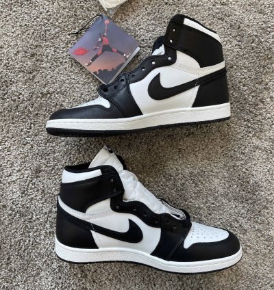 Nike Air Jordan Retro 1 85 1985 High Og Black White Size 9 5