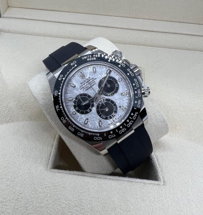 Rolex Daytona White Gold 116519ln Meteorite Daytona 2023 New Full Set
