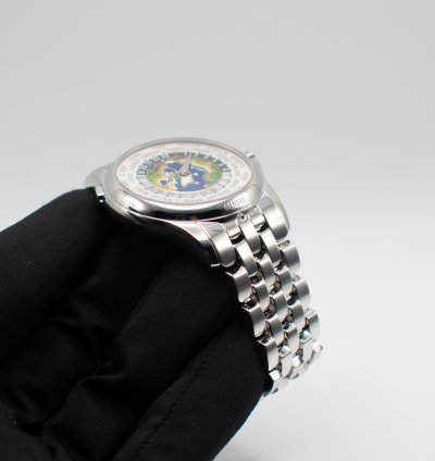 Patek Philippe World Time Full Set 2018 World Time Cloisonn Enamel Dial Ref 5131 1p 5131 Bracelet Platinum