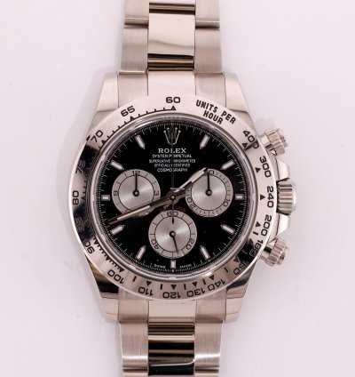 Rolex Daytona White Gold 126509 Blk Dial Full Set