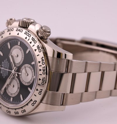 Rolex Daytona White Gold 126509 Blk Dial Full Set
