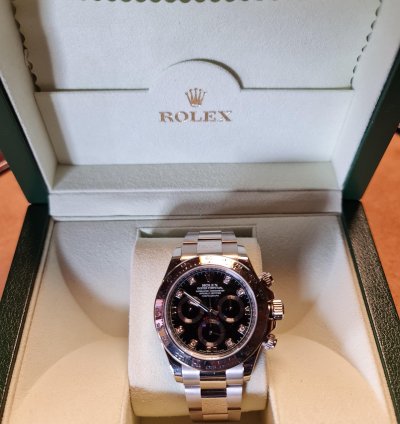 Rolex Daytona White Gold And Factory Diamonds