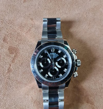 Rolex Daytona White Gold And Factory Diamonds