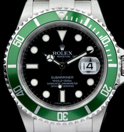 Rolex Submariner Date 16610lv Full Set 2009 New Old Stock