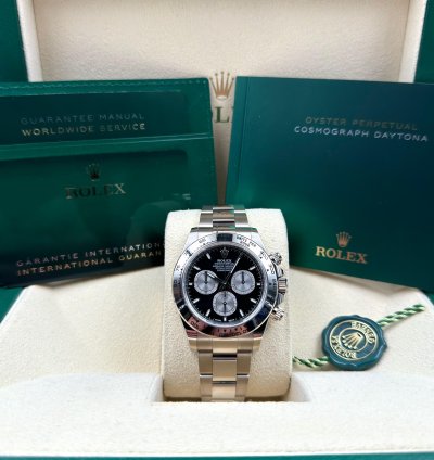 Rolex Daytona White Gold Black Dial 126509 Unworn 2023