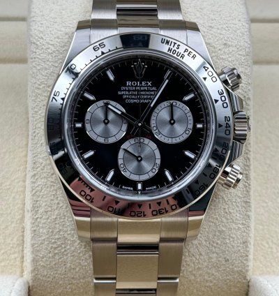 Rolex Daytona White Gold Black Dial 126509 Unworn 2023