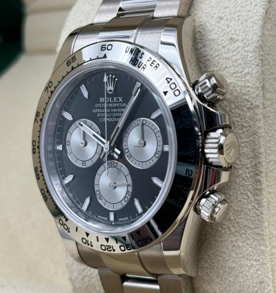 Rolex Daytona White Gold Black Dial 126509 Unworn 2023