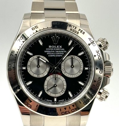 Rolex Daytona White Gold Black Dial 126509 Unworn 2023
