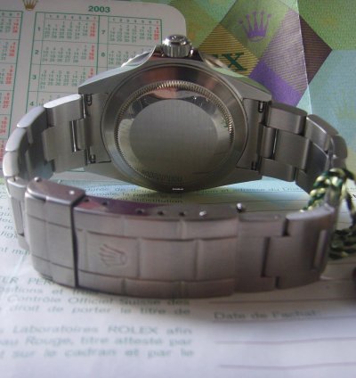 Rolex Submariner Date 2003 Serial Submariner Kermit Mark Flat Four Nos Condition With Papers