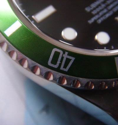 Rolex Submariner Date 2003 Serial Submariner Kermit Mark Flat Four Nos Condition With Papers