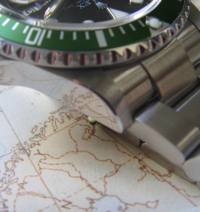 Rolex Submariner Date 2003 Serial Submariner Kermit Mark Flat Four Nos Condition With Papers
