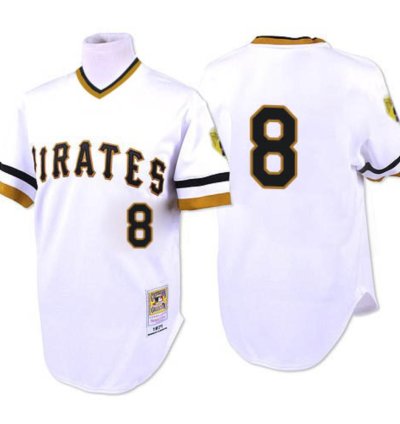 Pittsburgh Pirates Willie Stargell White 1971 Throwback Pullover Jersey