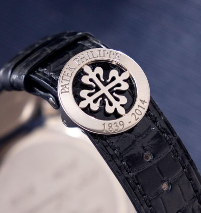 Patek Philippe World Time Moonphase 5575g 175th Anniversary In 18k White Gold Full Set