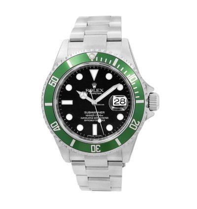 Rolex Submariner Date 40mm Rolex Stainless Steel Submariner Kermit Watch Unworn