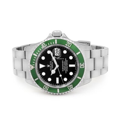 Rolex Submariner Date 40mm Rolex Stainless Steel Submariner Kermit Watch Unworn