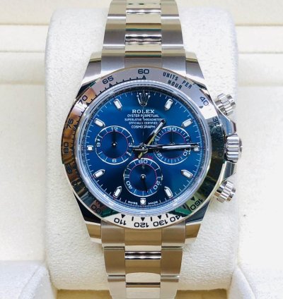 Rolex Daytona White Gold Blue Dial 40mm
