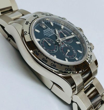 Rolex Daytona White Gold Blue Dial 40mm