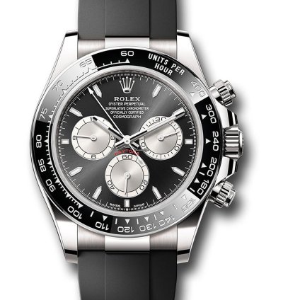 Rolex Daytona White Gold Cosmograph Daytona Black Bezel - Black And Steel Index Dial 126519ln