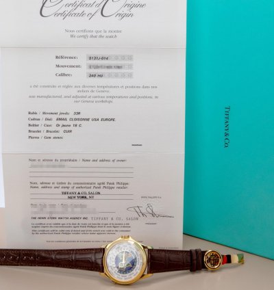 Patek Philippe World Time Tiffany Co 5131j-014